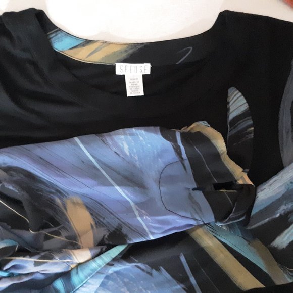 SPENSE  Black Top EUC M - Picture 8 of 8
